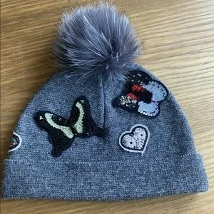 cinq a sept | Accessories | Cinq A Sept Women Wool Grey Fur 